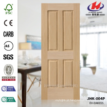 JHK-004P Bureau Veritas Engineered Folha de carvalho branco Asiático Modern Door Skin Madeira